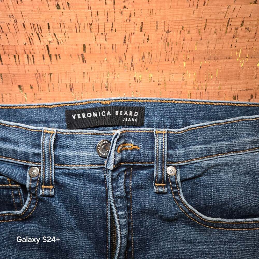 Veronica Beard Carly 11" Kick Flare Jeans Size 26